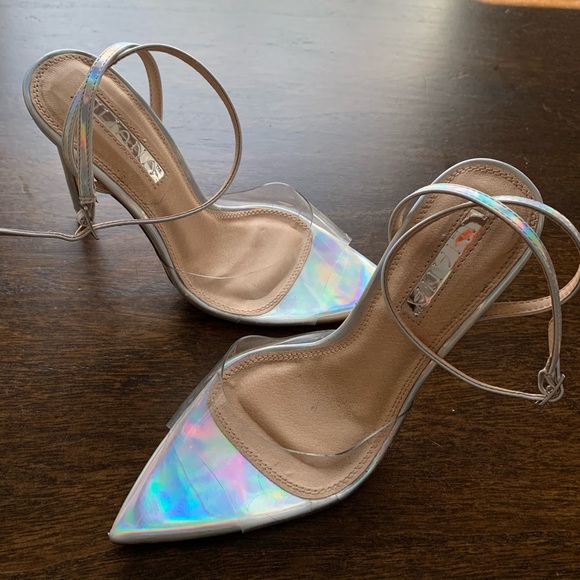 Iridescent /holographic heels - Picture 1 of 3